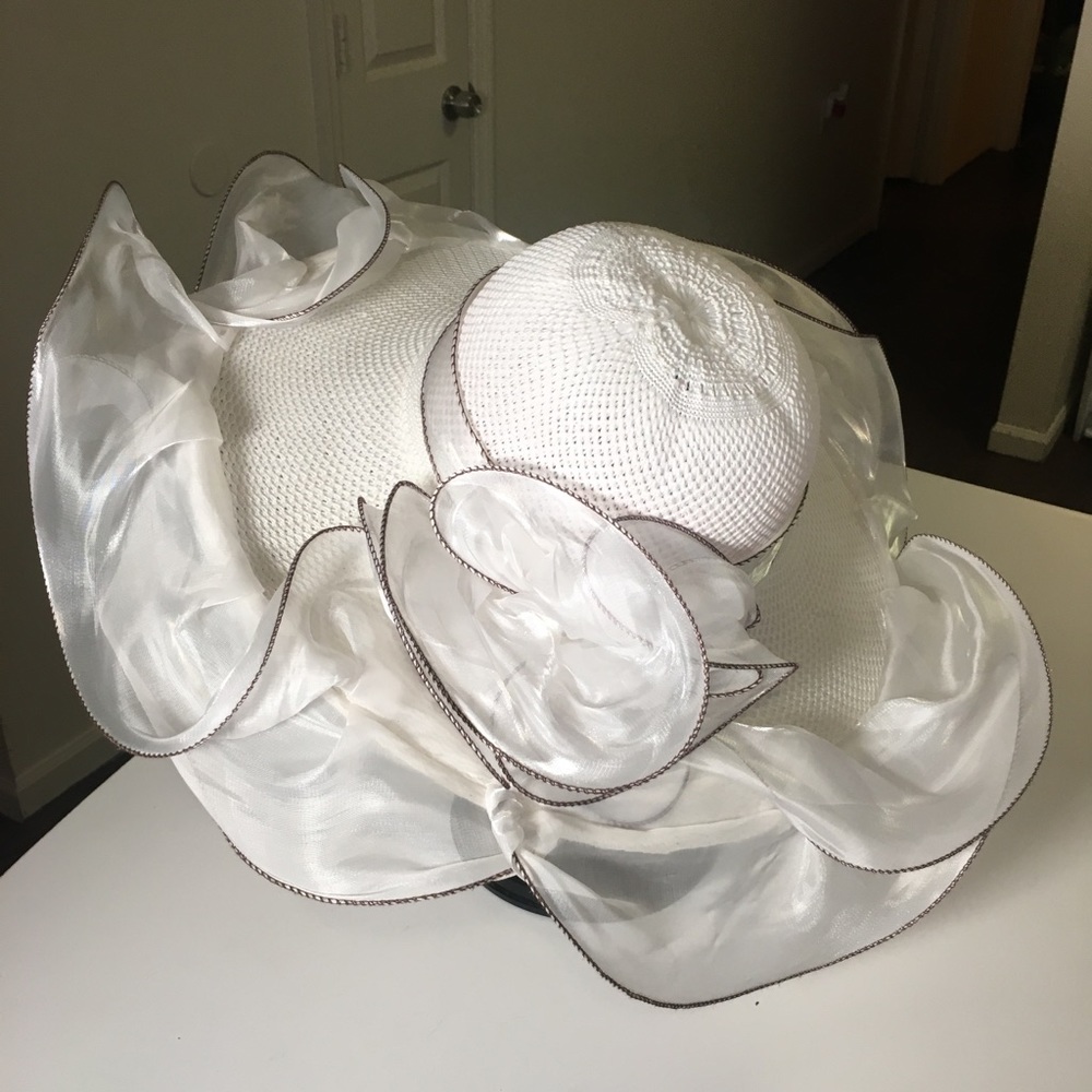 White Kentucky Derby Hat